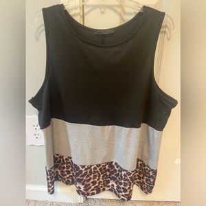 Misses Tri-Color Top